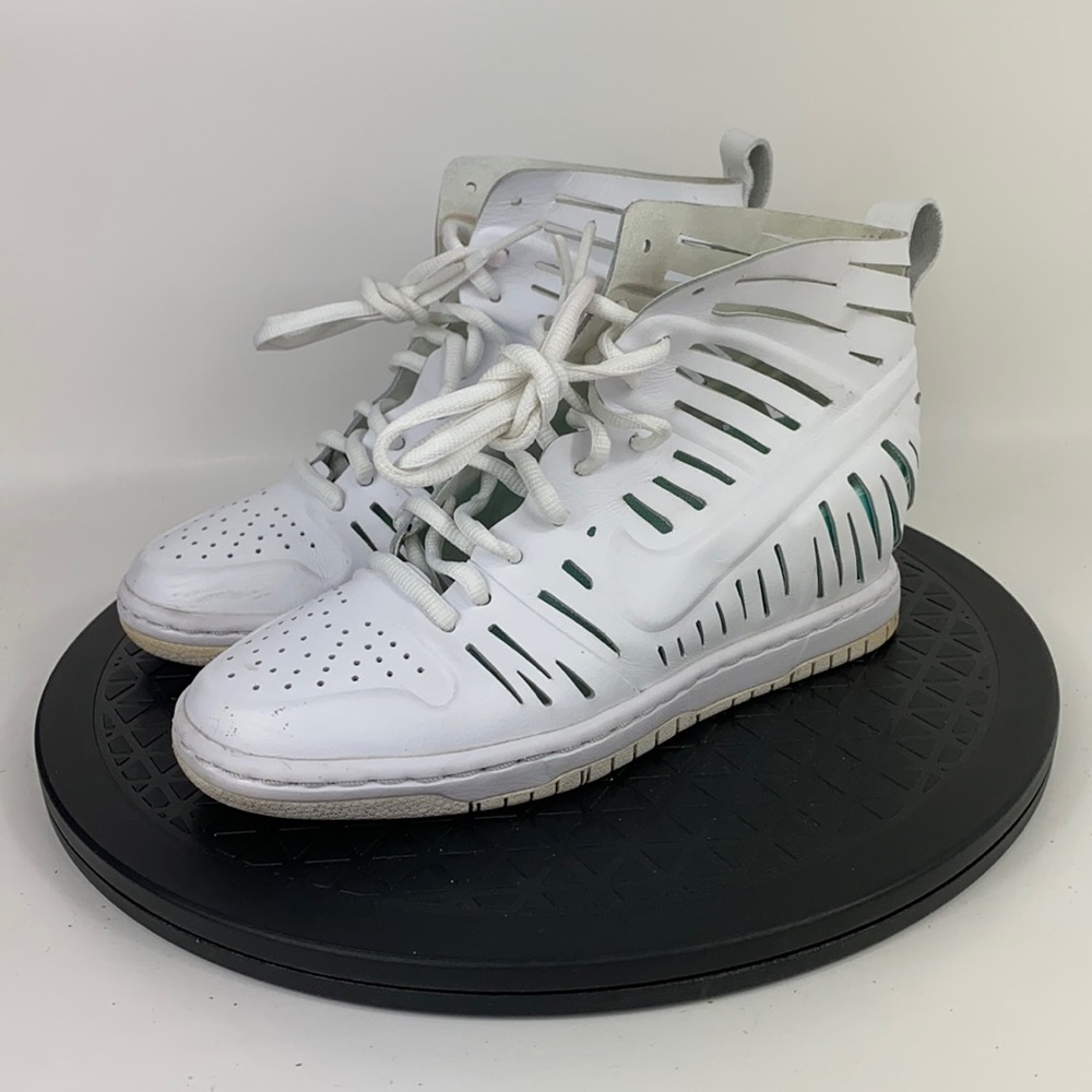 Nike Dunk Ski Hi Joli White Cut Out High Top Wedge Sneakers Women's Size 5